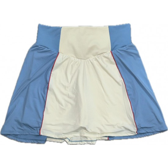 SAIA SHORTS BODY FOR SURE EMOTION - AZUL/BEGE